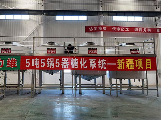 定边精酿啤酒设备厂—5吨精酿啤酒设备—新疆项目